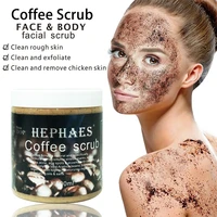 500ml coffee scrub exfoliating dead chicken skin gentle cleansing bath foot back body scrub moisturizing whitening body care