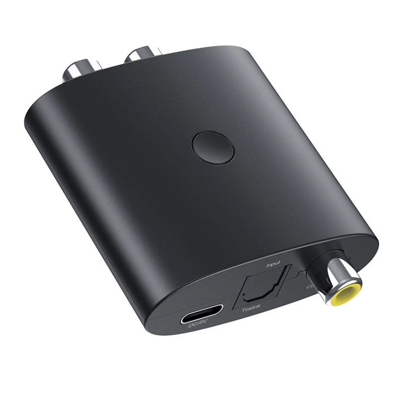

Bluetooth 5.1 Audio Receiver TV Fiber Coaxial Digital To Analog Converter Two In One Bluetooth Adapter