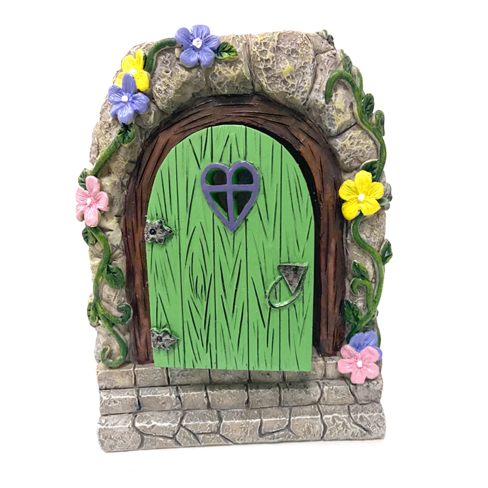 

Resin Statue Fairy Garden Art Ornaments Solar Stone Door Yard Weatherproof Glow In Dark Gift Lawn Tree Decor Miniature Outdoor