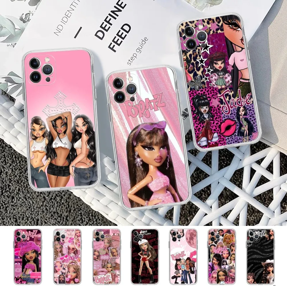 B-Bratz D-Doll Classic Anime Phone Case For iPhone 15 14 11 12 13 Mini Pro XS Max Cover 6 7 8 Plus X XR SE 2020 Funda Shell