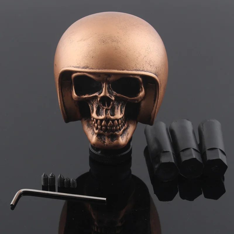 

Универсальная ручка переключения передач с рисунком черепа и шлема