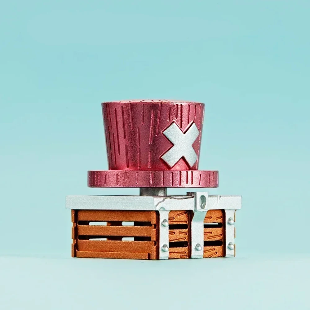 ZOMO аниме колпачки для клавиш Луффи Чоппер Шляпа из алюминиевого сплава цельная