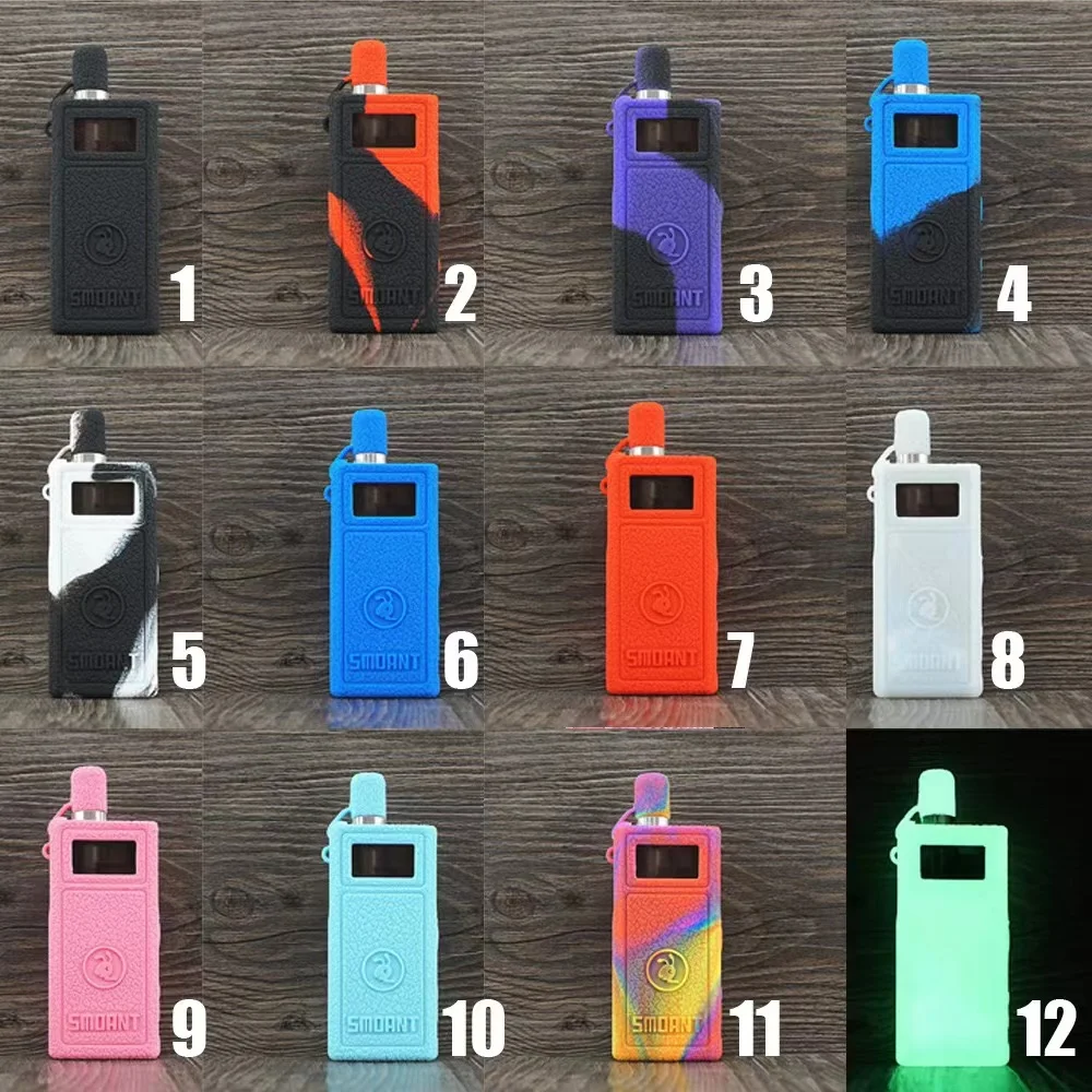 

New soft silicone protective case for smoant pasito no e-cigarette only case rubber sleeve shield wrap skin 1 pcs