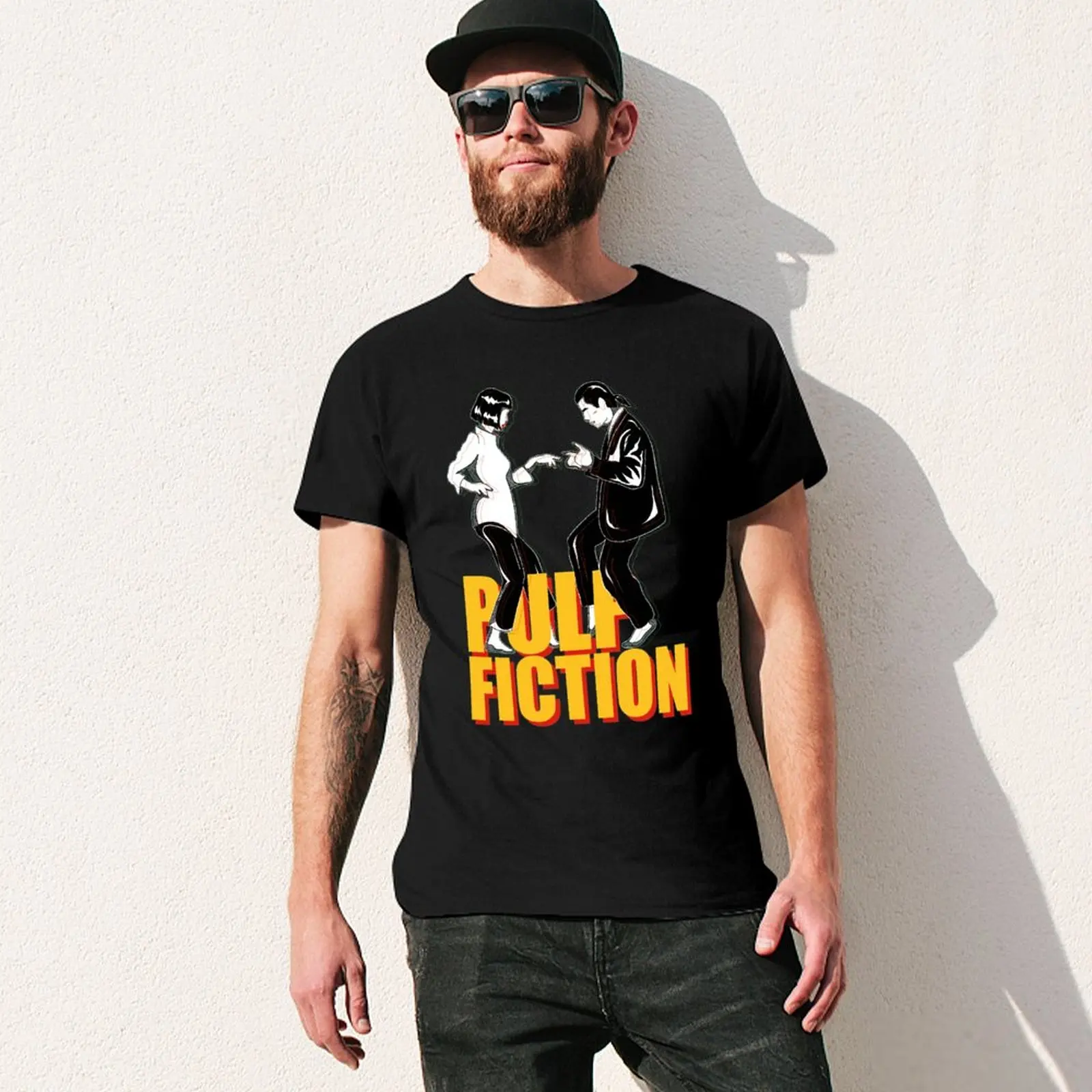 Крутая целлюлозная фантастика Джон травольта 3 Топ Футболка забавная графика