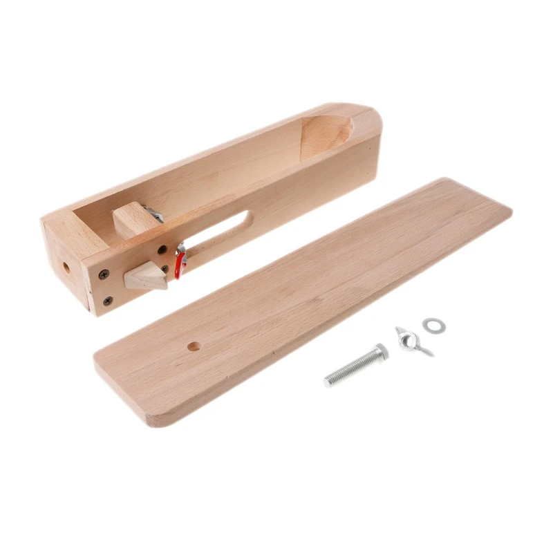 

Wood Hand Stitching Leather Craft Lace Sewing Horse Clamp DIY Table Desktop Tool