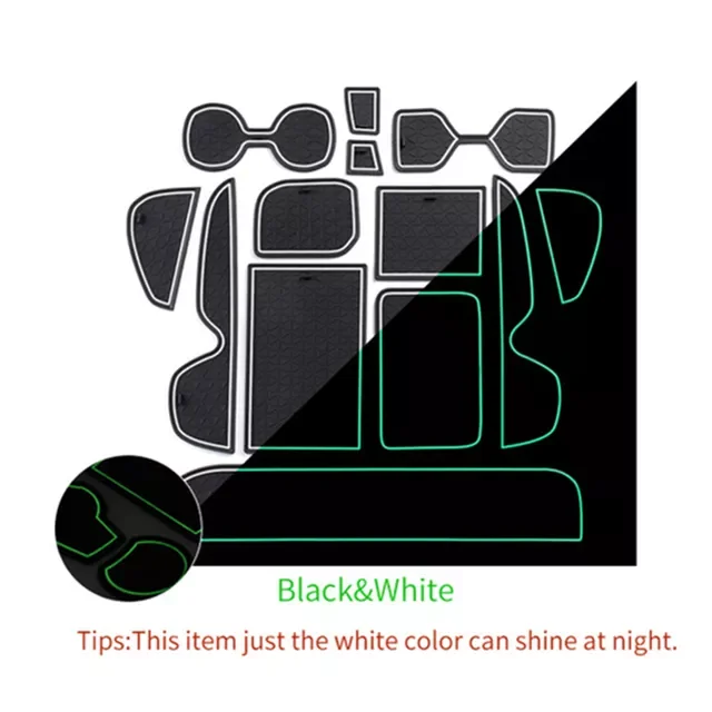 

Accesorios para auto 2022 NEWAnti-Slip Mat for Phone Gate Slot Mats Cup Rubber Pads Rug for RAV4 2019 2020 XA50 RAV 4 50 Car St