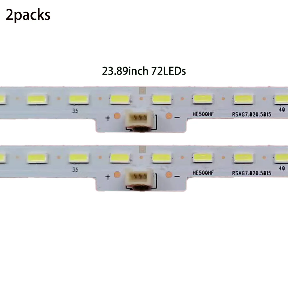 

2pcs/set LED backlight strip for Hisense RSAG7.820.5663 RSAG7.820.5815 HE500HF-B57 LT-1134017-A HE500HU-B51 B54