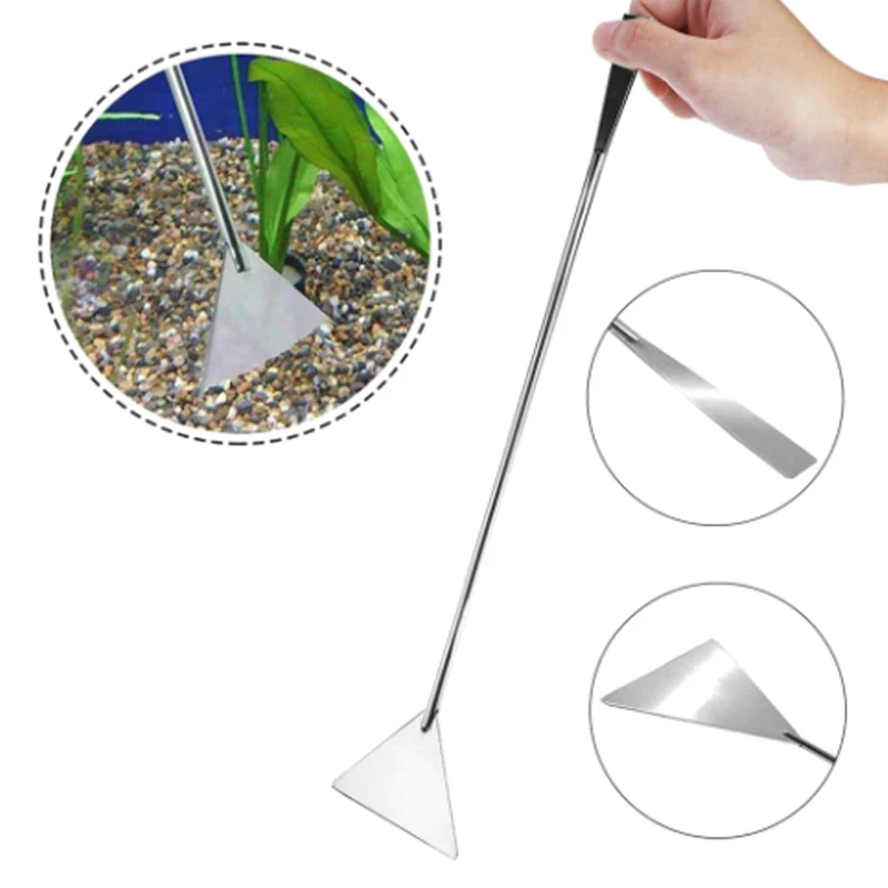3pcs Aquarium Tank Cleaning Tools Stainless Steel Fish Scissor Tweezer with Bag Aquatic Plants Set for Maintenance | Дом и сад