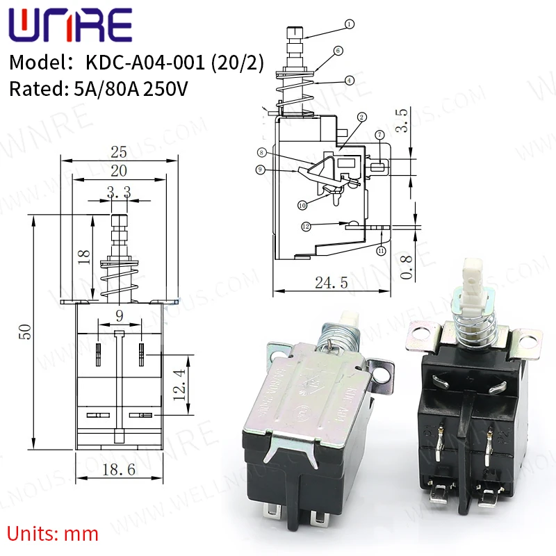 

Переключатель питания KDC-A04-001