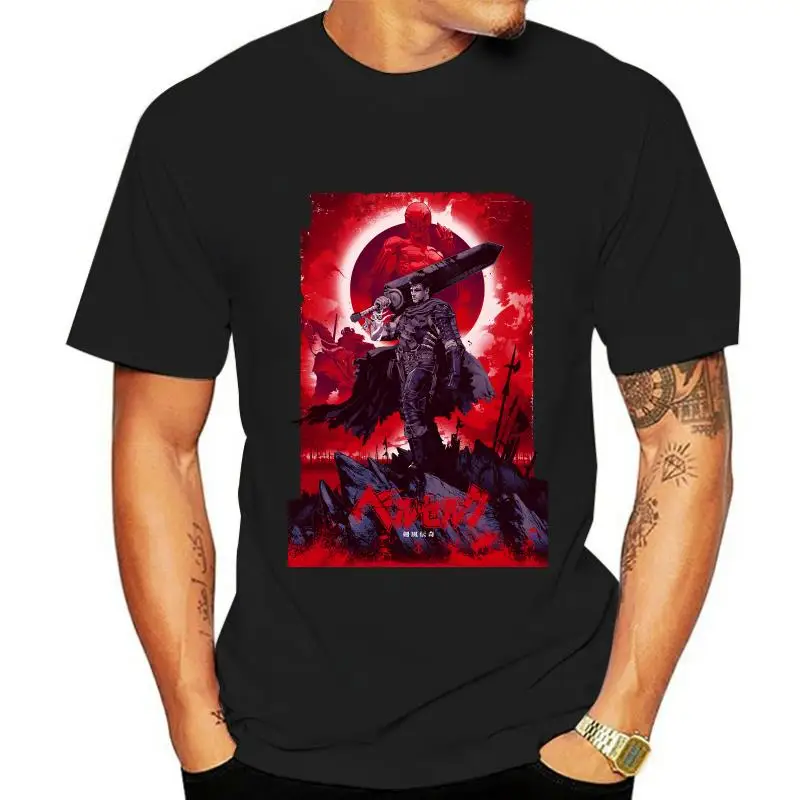 

Berserk Guts GATTSU RED Eclipse Berserk Anime Harajuku T-Shirt Ultra Cotton T Shirt Tee Shirt Mens 2020 New Tee Shirts Printing