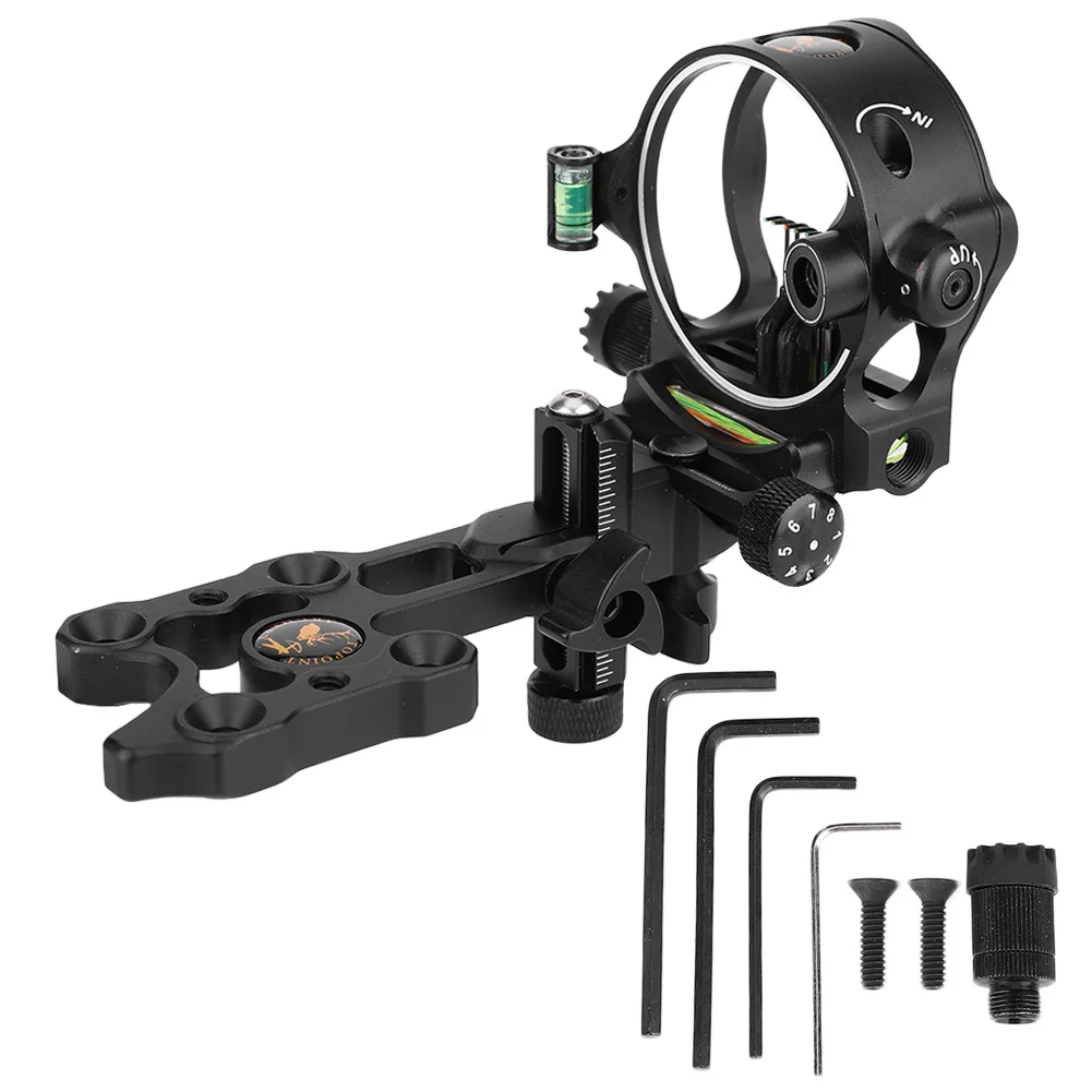 

5 Pin Archery Sight with Light Micro Adjustable Bow Sight for Compound Bows Bow