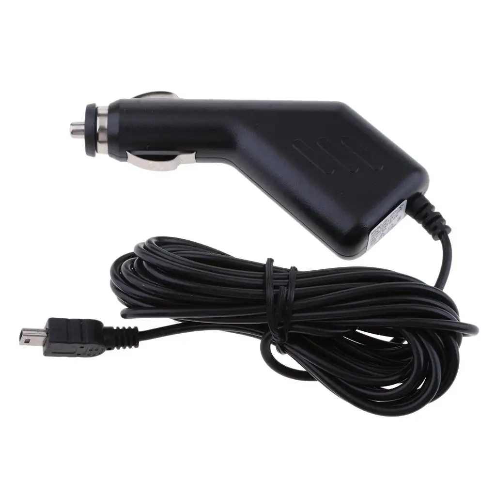 

Universal 5V 1.5A Car Charger Adapter And Mini USB Cable For GPS DVR 1.1M