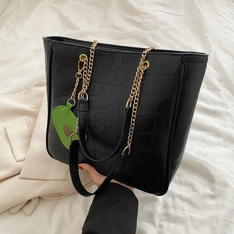 

Женская сумка-тоут с крокодиловым узором, 2022