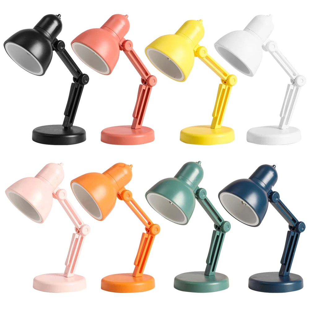 

Светодиодная прикроватная лампа, термостойкий складной светильник для ноутбука на батарейках с зажимом, настольная лампа, украшение для ко...