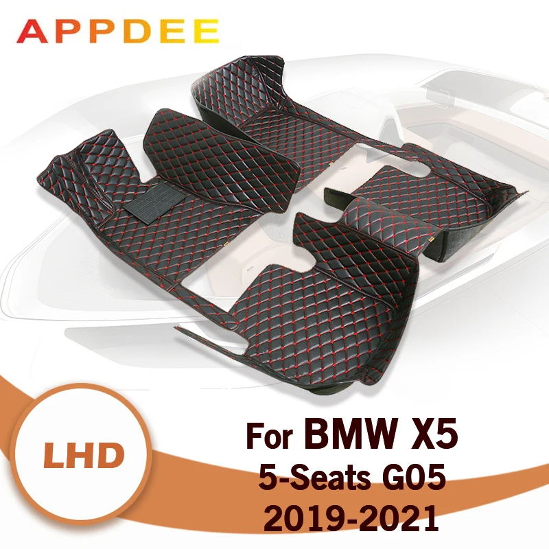 

Автомобильные коврики для BMW X5 G05, пять сидений 2019, 2020, 2021, индивидуальные автомобильные подкладки для ног, Обложка, аксессуары для интерьера