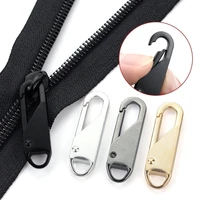 5pcs zipper slider puller zipper repair kit replacement for broken buckle travel bag suitcase zipper head diy sewing craft