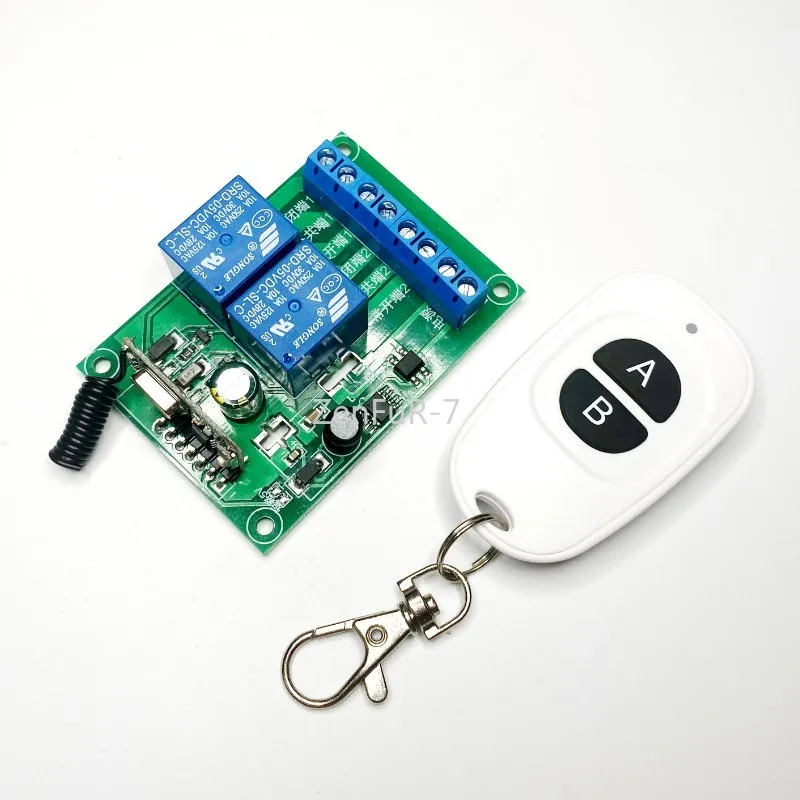 

Two Double 2-Way Water Pump Wireless Remote Control Switch Led Electric Lamp Motor Relay Module...