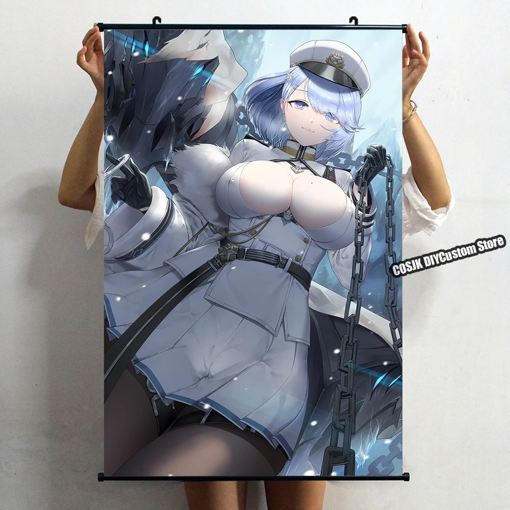 

HOT Anime Game Azur Lane Chapaev Cosplay Poster Wall Scroll Home Decor HD Painting Wall Post Collection Art Holiday Gifts