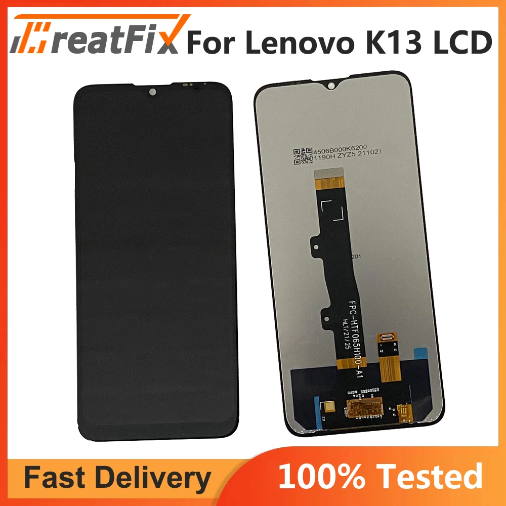 6 52 &quotдля Lenovo K13 ЖК-дисплей и передний сенсорный экран замена дигитайзера для