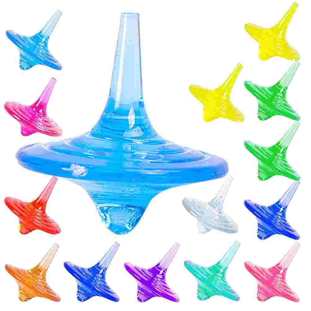 

20pcs Children Acrylic Toys Colorful Kids Gyroscopes Toys Rotating Toys for Kids