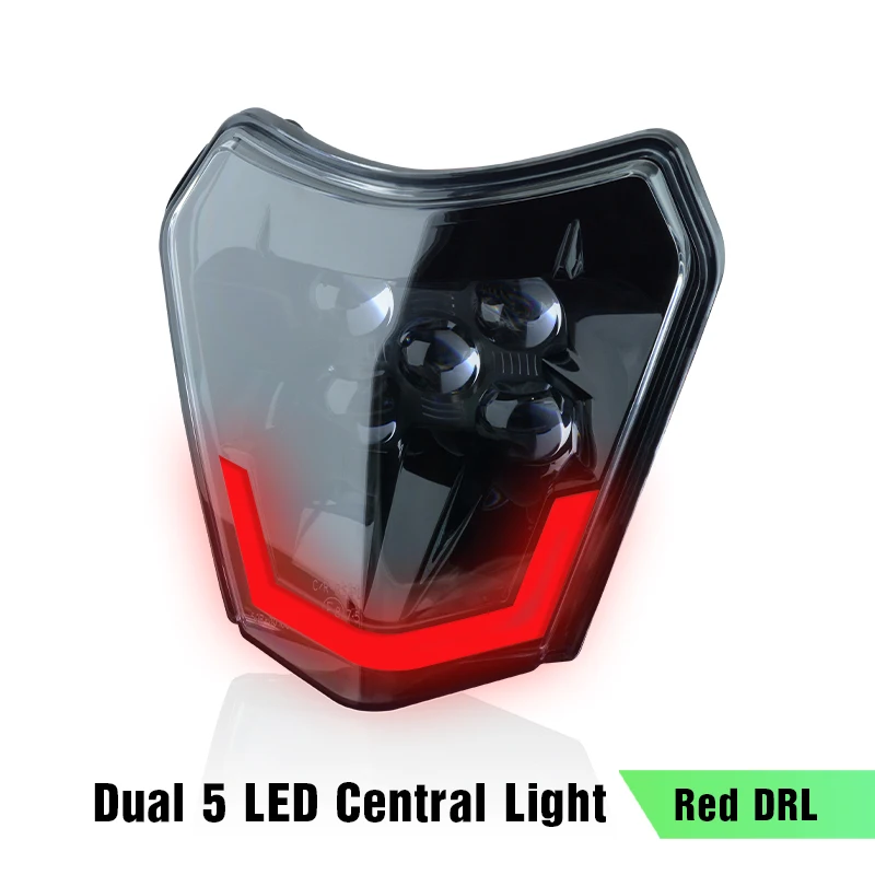 

PowerZone мотоциклетная фонарь, Головной фонарь, Головной фонарь для KTM EXC SXF MX внедорожный велосипед, стробородная фара