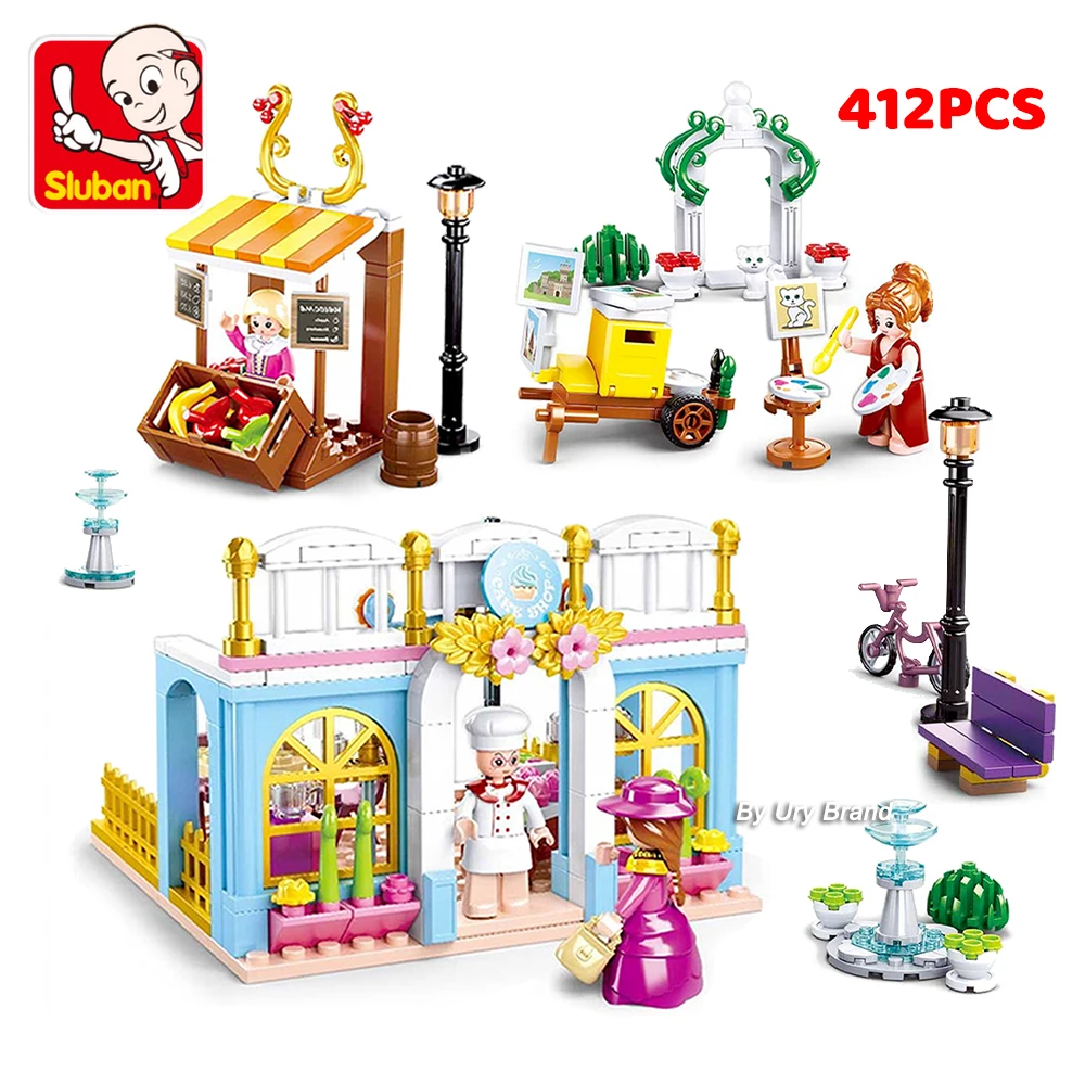 

Конструктор детский «Деревня», «Принцесса», «фруктовый магазин»