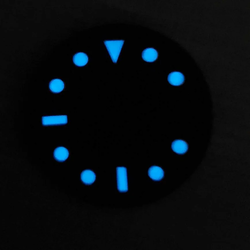 Watch Accessories Blue Black 4 Pin Dial Blue Luminous 28.5mm/29mm Fits 2824/2836 Movement Watch Dials