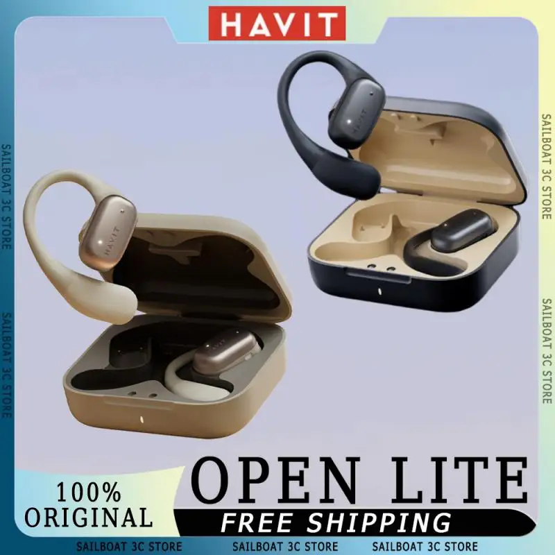 HAVIT OPEN LITE Беспроводные Bluetooth наушники с шумоподавлением 360-панорамные виртуальные