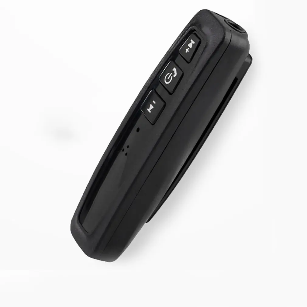 

Bluetooth-compatible Receiver 3.5mm AUX Jack Stereo Music Audio Support TF Card with MIC Black Wireless Receiver Adapter