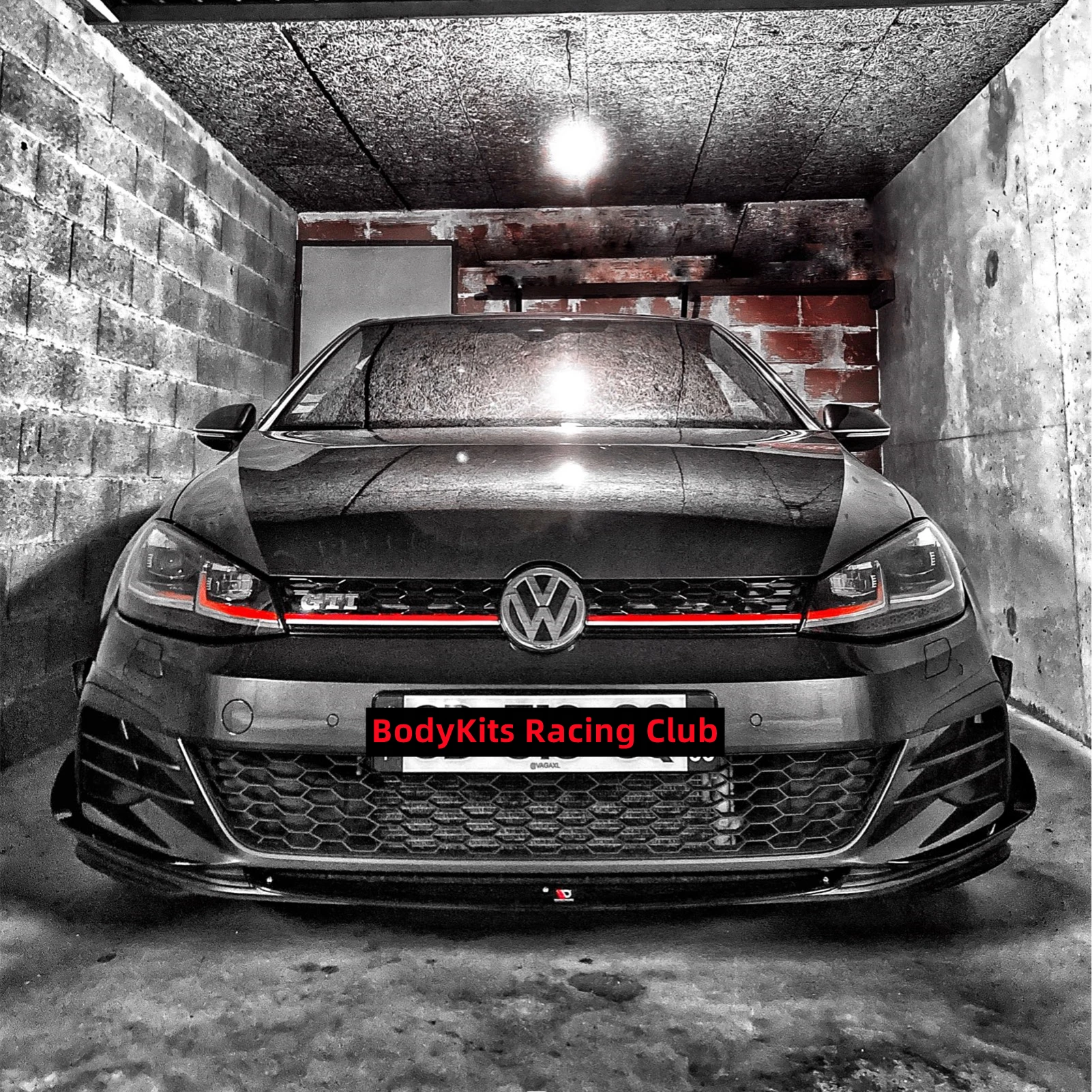 Глянцевый черный RevoZport Стиль передний бампер Aero Kit Canard Wings для Volkswagen Golf 7,5 GTI GTD R-line 2017-2020 Глянцевый черный RevoZport Стиль передний бампер Aero Kit Canard Wings для Volkswagen Golf 7,5 GTI GTD R-line 2017-2020