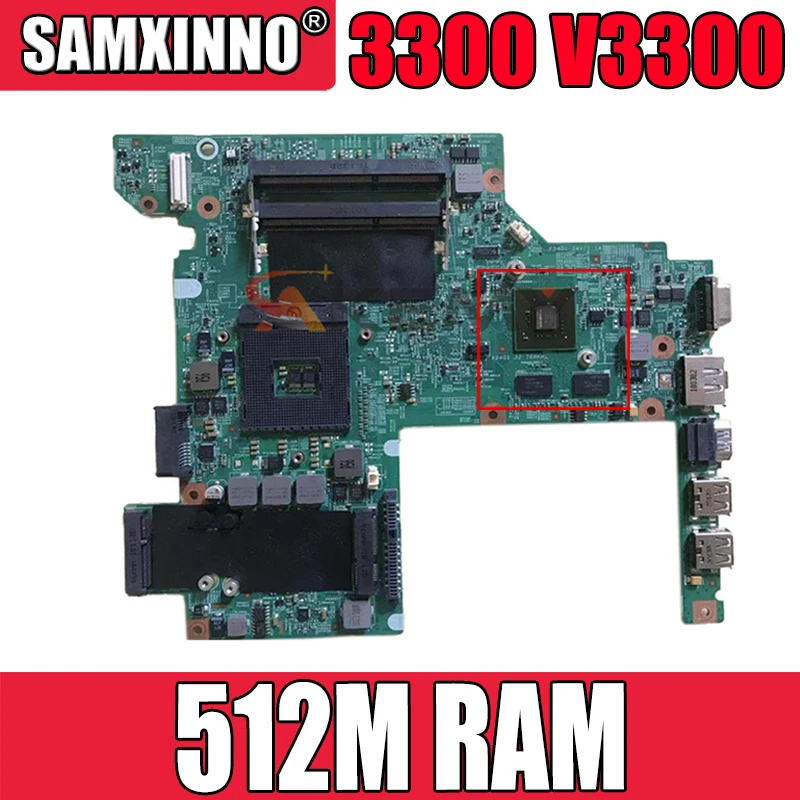 

Оригинальная материнская плата для ноутбука DELL Vostro 3300 V3300 материнская плата 09288-1 CN-05JR09 05JR09 N11M-GE1-S-B1 512M RAM HM57