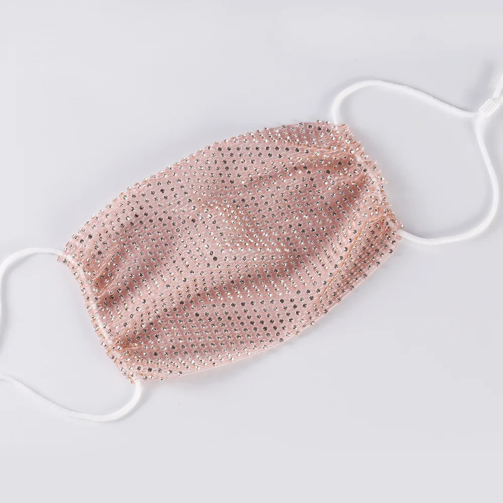 

Роскошная блестящая Жемчужная Маска Стразы для женщин, блестящая маска для лица с кристаллами, ювелирные изделия для лица в подарок, маски д...