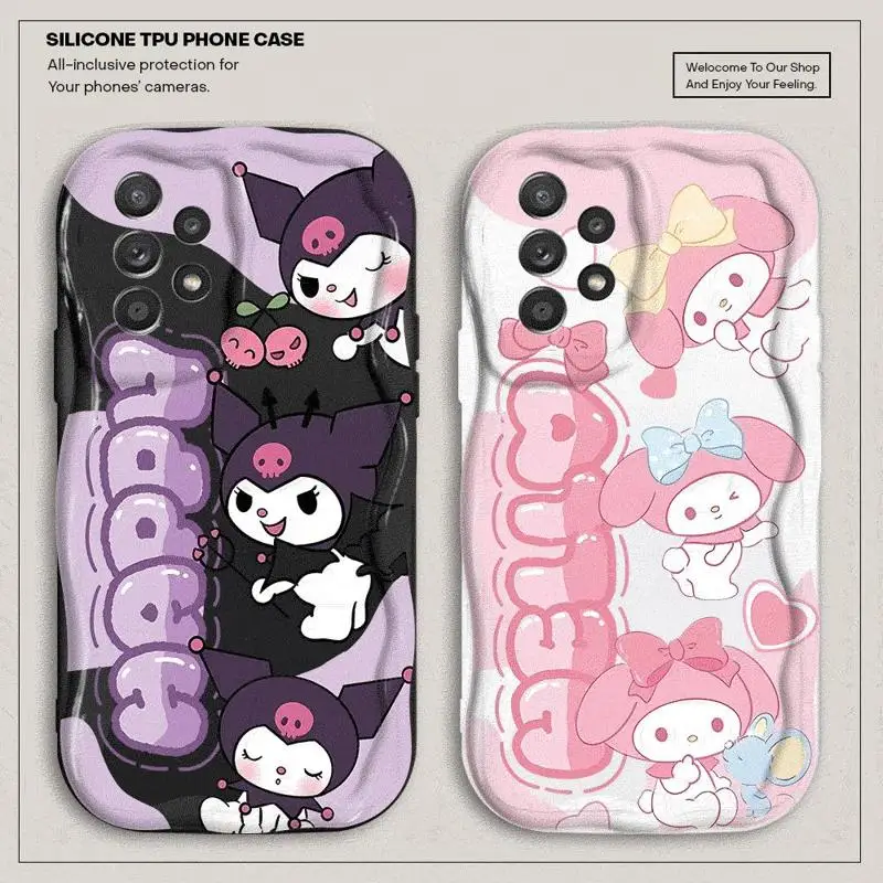 Чехол для телефона My Melody Kuromi Sanrio Samsung Galaxy A55 A35 A15 A73 A54 A52 A33 A34 A42 A24 A23 A22 A14 A13 A12