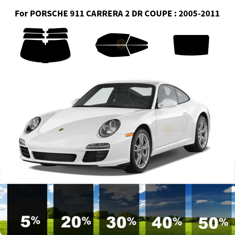 

Precut nanoceramics car UV Window Tint Kit Automotive Window Film For PORSCHE 911 CARRERA 2 DR COUPE 2005-2011