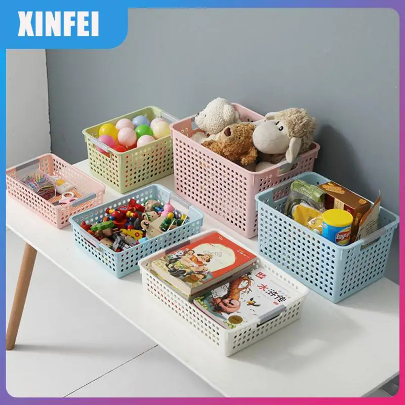

Blue/white/pink/green Home Use Food Storage Basket Foldable Storage Basket Save Space Multifunctional Plastic Box Pp Table