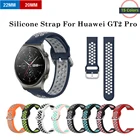Ремешок силиконовый для Huawei Gt2 Pro, резиновый сменный Браслет для наручных часов Huawei Watch Gt2 Pro 22 20 мм, быстросъемный