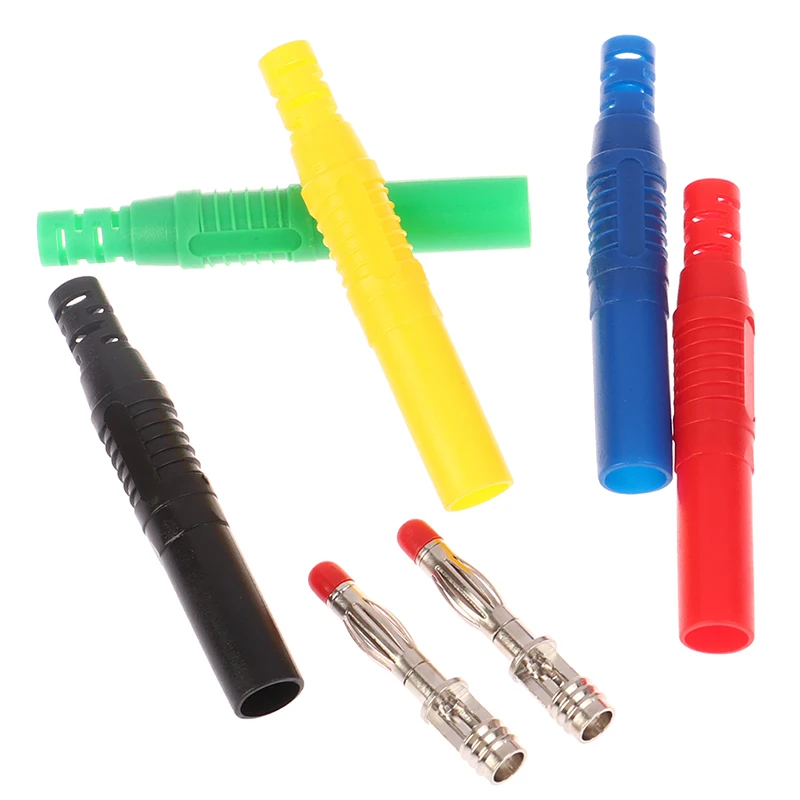 

Соединитель с отверстием 4 мм, 1 шт., сварочный тип, в сборе, 4 мм, полная защита оболочки, зонд «сделай сам» с банановым штекером