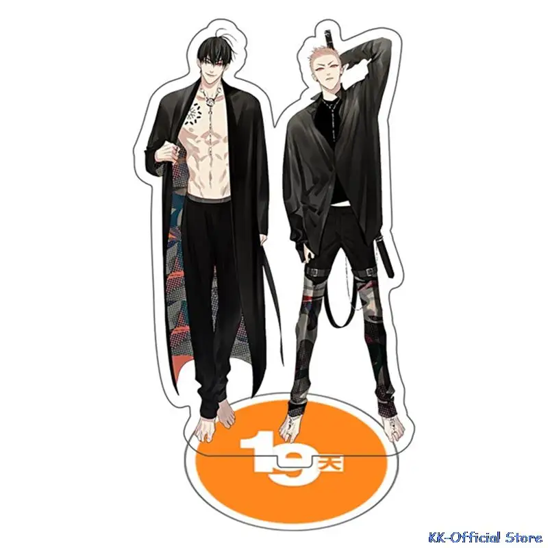 15CM Anime 19 Days Cartoon Cosplay Acrylic Desk Stand Youth Figure Old Xian Hetian Jian Yi Desktop Model Plate Holder Decoration - купить по