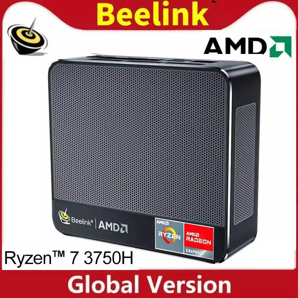 

Windows 11 Mini PC Beelink SER3 R7 AMD Ryzen 7 3750H DDR4 8GB SSD 256GB 16GB 500GB Wifi5 4K Dual HD 1000M LAN Desktop Computer