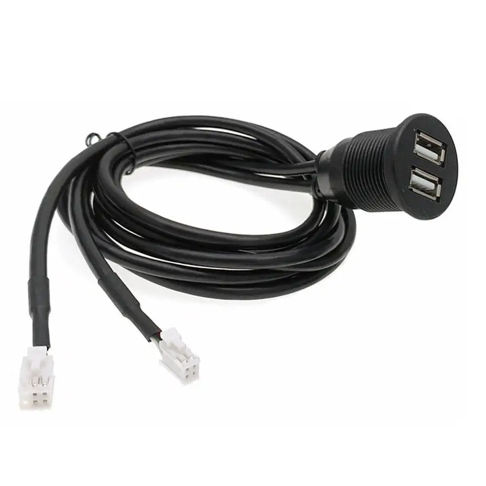 

Автомобильный переключатель сиденья 4, 6-контактный двойной USB, женский удлинитель для крепления на приборной панели, экранированный кабель-адаптер, мультимедийный плеер на базе Android