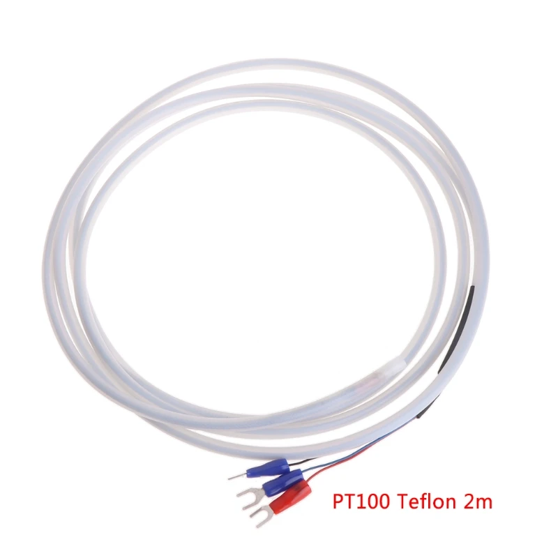 

2M PTFE PT100 RTD Professional 3 Wire Temperature Sensor Oil Waterproof Anti-corrosion KXRE