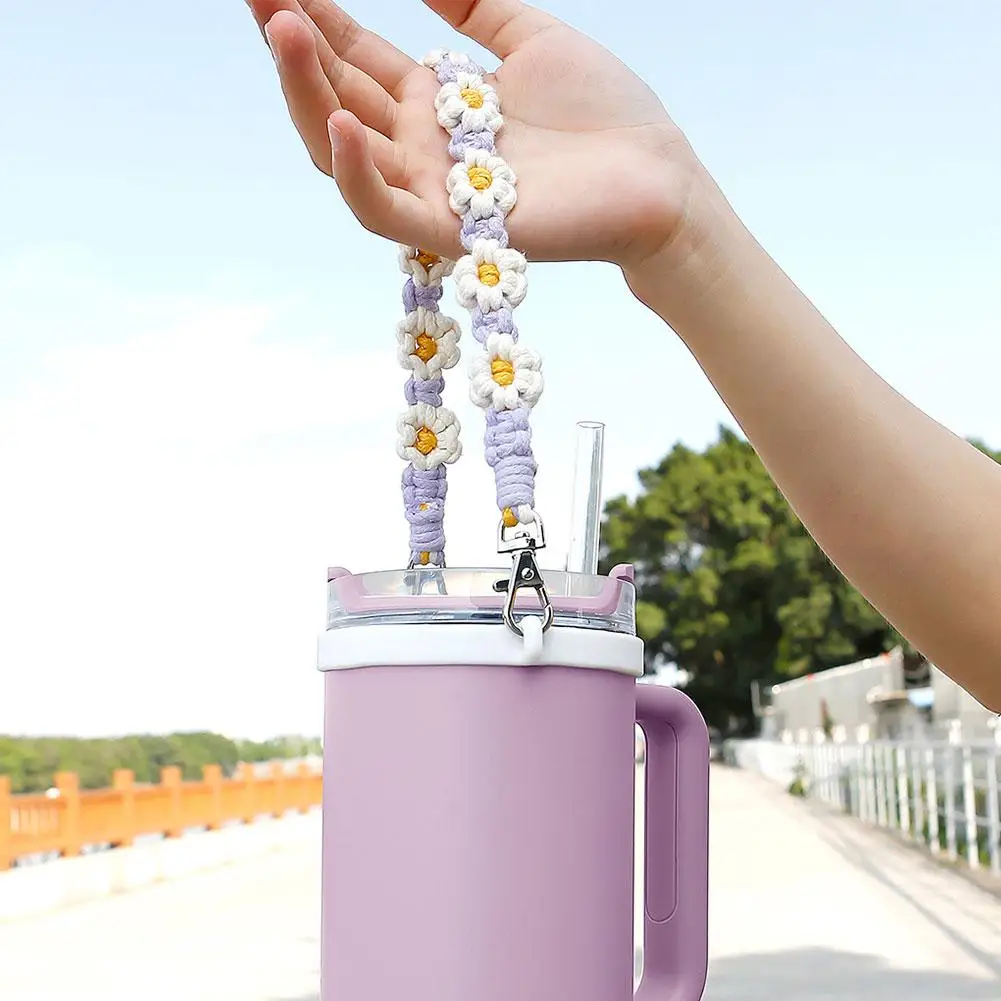 Подвесной держатель для бутылки ручной работы Стэнли регулируемый ремешок чашки