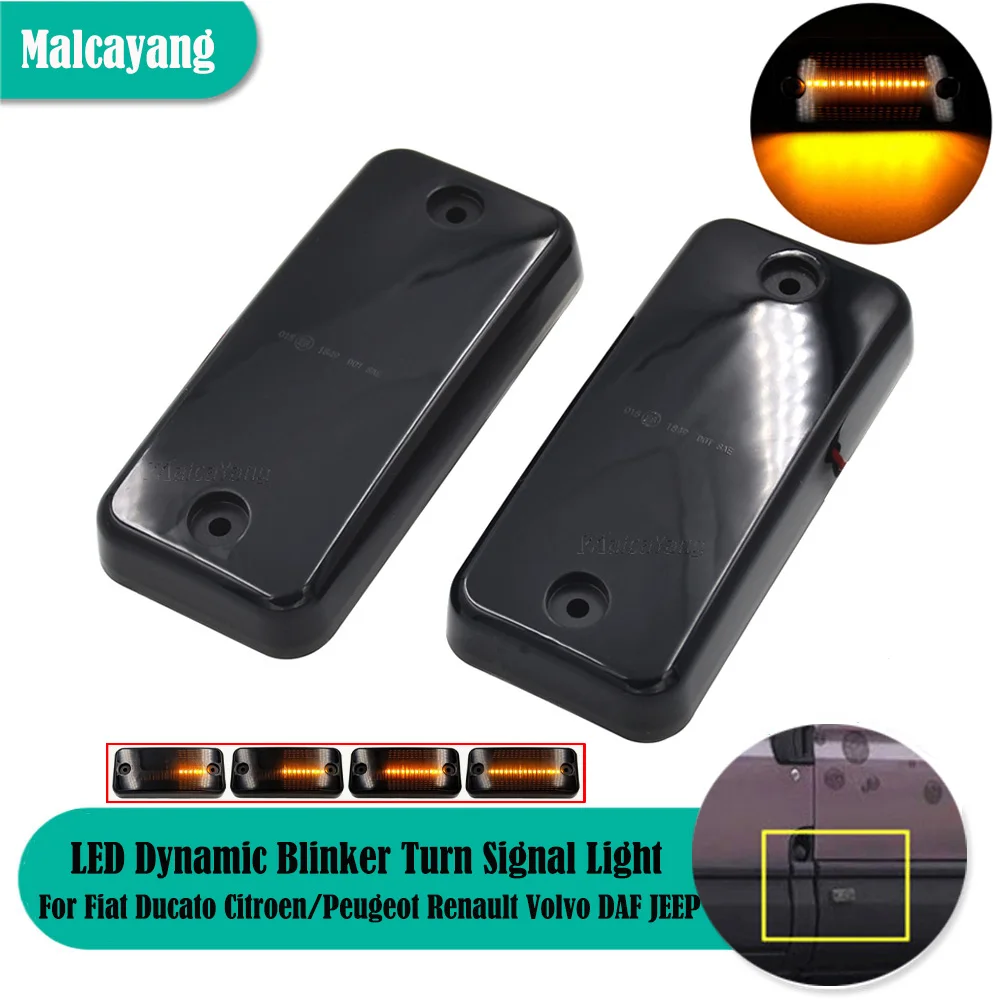 

Для Fiat Ducato Citroen/Peugeot Renault Volvo Iveco Daily 2x DynamicBlinker светодиодный сигнал поворота