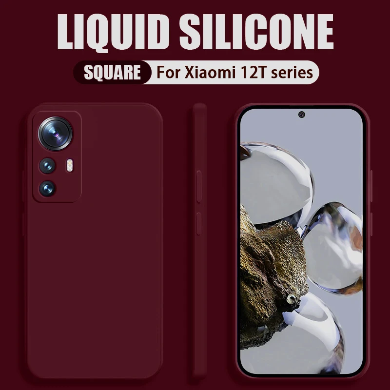 For Xiaomi Poco F3 X3 NFC M3 M4 Pro 5G Case Liquid Silicone Soft Cover For Xiaomi Redmi Note 11E 11 9 8 10 Pro 9S 11s Mi 11T 12T