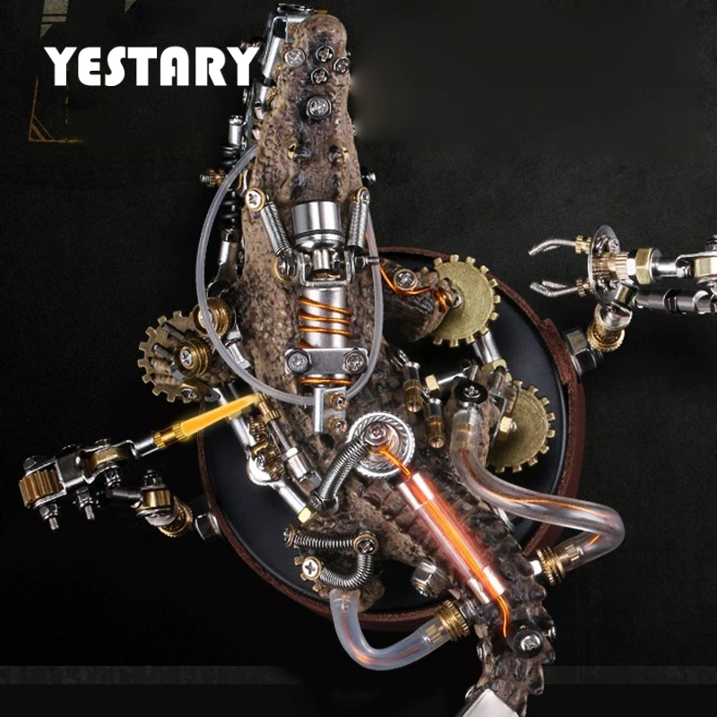 

Металлический 3D-пазл YESTARY, игрушка «крокодил» для сборки, набор для механического строительства, 3D головоломки, игрушки для детей и взрослых, подарок на день рождения