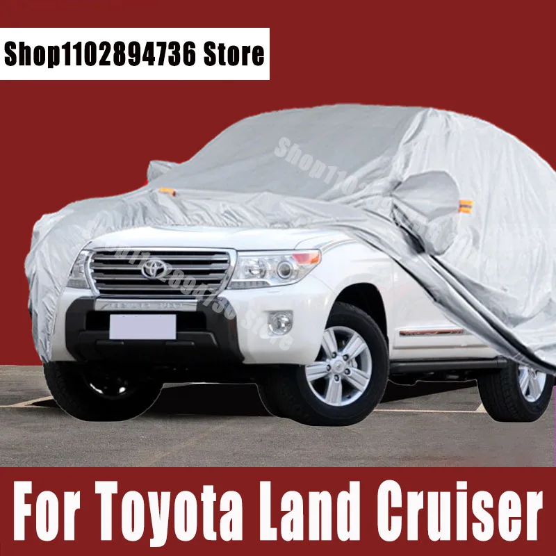

Чехлы для Toyota Land Cruiser, автомобильные Чехлы, уличная Защита от солнца, УФ-лучей, пыли, дождя, снега, защитный чехол для автомобиля