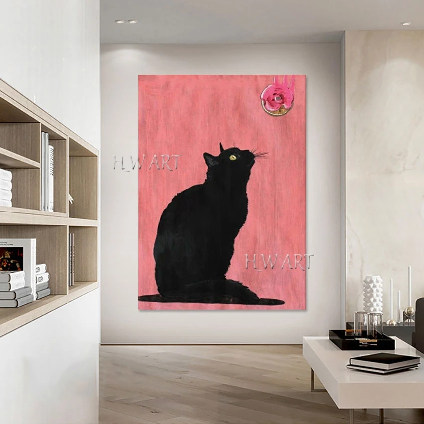 Розовое произведение искусства картина на холсте красивая стена с изображением