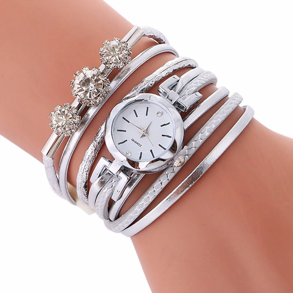 

Top Style Fashion Women's Luxury Leather Band Analog Quartz Wristwatch Ladies Watch Women Dress Reloj Montre Femme
