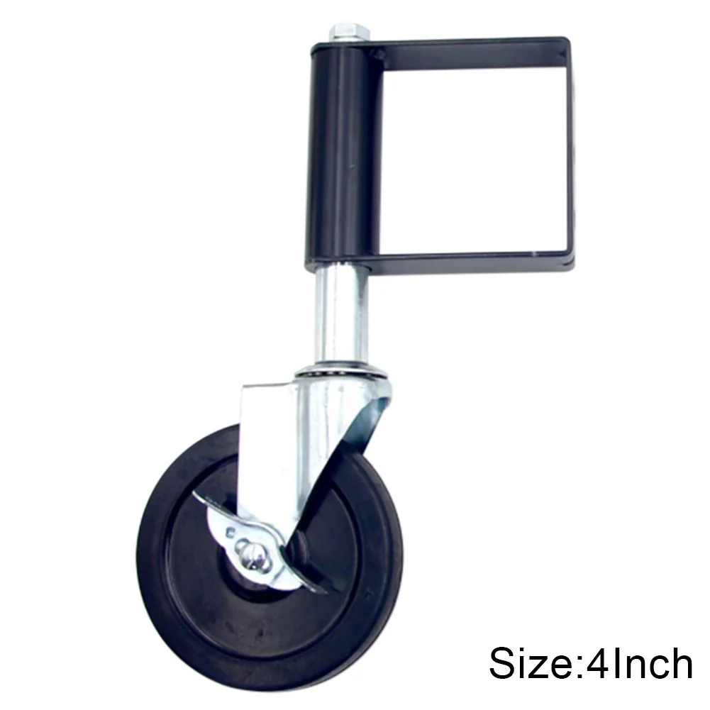 

Gate Caster Door Wheel Heavy Duty Spring Swivel Shock Absorption Durable Farm Easy Install Home Universal Multifunction