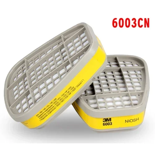 Картриджный фильтр 3M 6001 6002 6003 6006 Совмест с маской 6200 7502 6800 вместе использовать